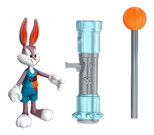 Figura Space Jam Bugs Bunny Cañon Acme Con Pelota 0