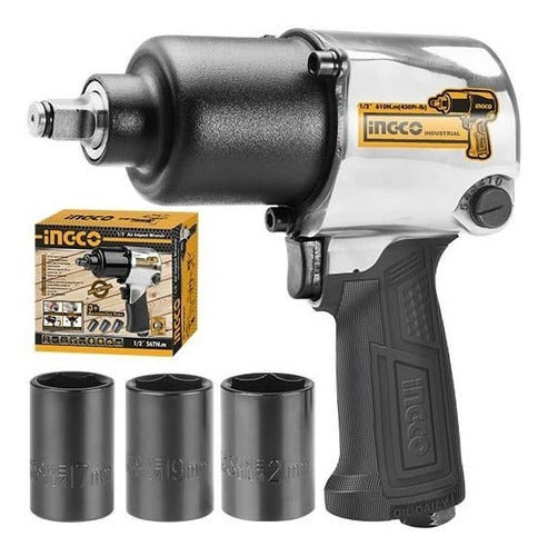 Ingco Pneumatic Impact Wrench 1/2" AIW12562 0