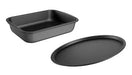 Brinox Bakeware Set Rectangular Baking Tray + Pizza Mold - Rex 0