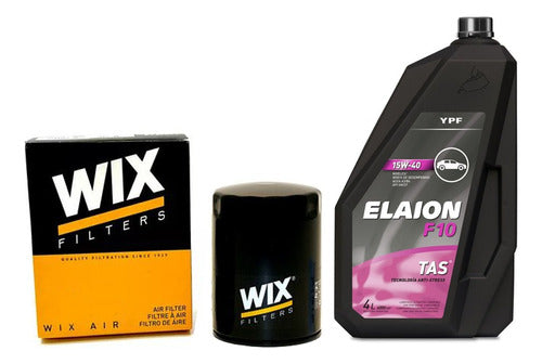 Kit Aceite + Filtro De Aceite Y Aire Para Vw Up 0