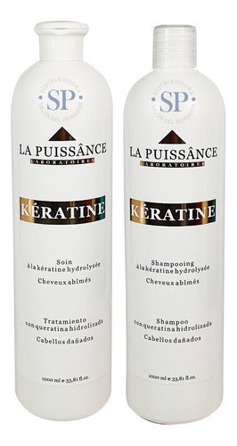 La Puissance Keratina Shampoo + Acondicionador 1L 0