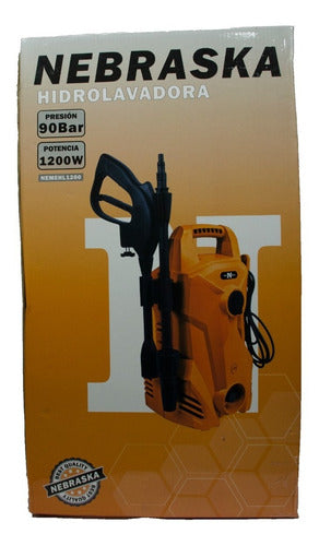 Nebraska High Pressure Washer 1200W Auto Stop with Hose 1