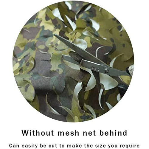 Loogu Camouflage Netting for Shade, Decoration, etc 1.5 X 1 M Cp W 3