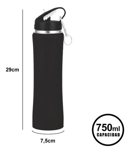 Thermal Sports Bottle 750ML with Silicone Spout 30