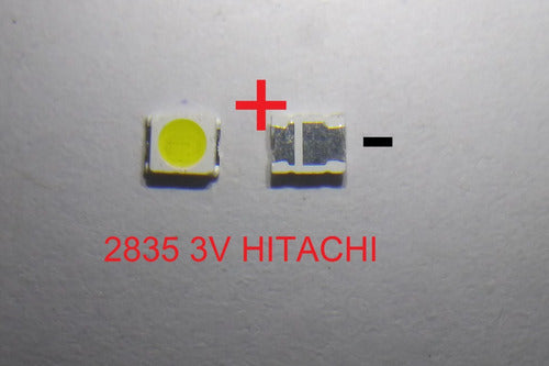 Hitachi X 30 Un. Led Backlight Modelo 2835 3v Para Hitachi 1