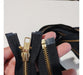 YKK Metal Bronze Zippers Removable 50cm 3