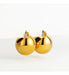 Helena Brown Jewelry Bella, 18k Gold Plated Steel Earrings 2