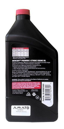 Mercury 2-Stroke Premium Outboard Motor Oil 1