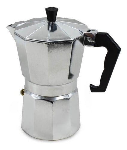 LH Metallic Italian Coffee Maker 6 Cups GM-R4513 0