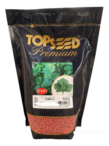 Sementes De Coentro Coimbra 500g Topseed Premium Envio Imedi 0