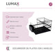 Escurridor De Platos Modular De 2 Niveles En Acero Lumax 1