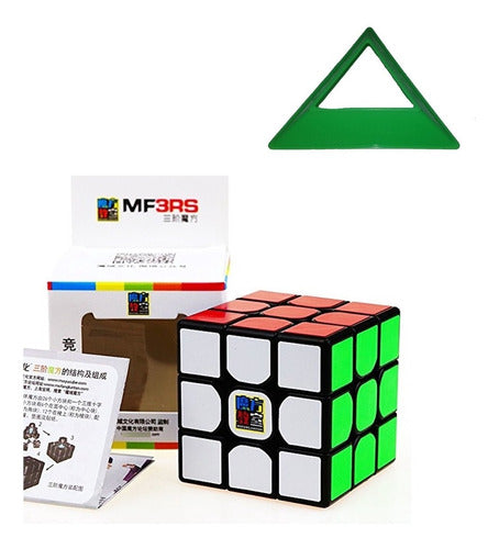 Moyu Cubo Rubik 3x3 Mf3rs + Moyu Base + Lubricant 3