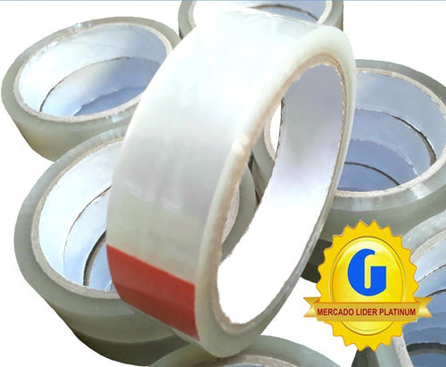 Gaff Clear Packing Tape 24mm X 50mt Pack X 144 Rolls 1