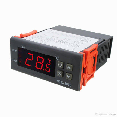 Controlador De Temperatura Digital + Sensor Ntc 2 Relé Dc12v 0