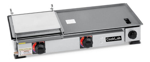 Cooklab Plancha Sandwichera 70x30 C/Prensa 0