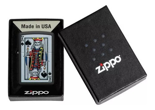 Zippo King Of Spades Lighter - Warranty Offer 0