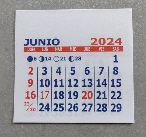 COPIADO FRANCO Calendar Mignon 2023 X 1000 U. 5 X 5cm. Unpunched 0