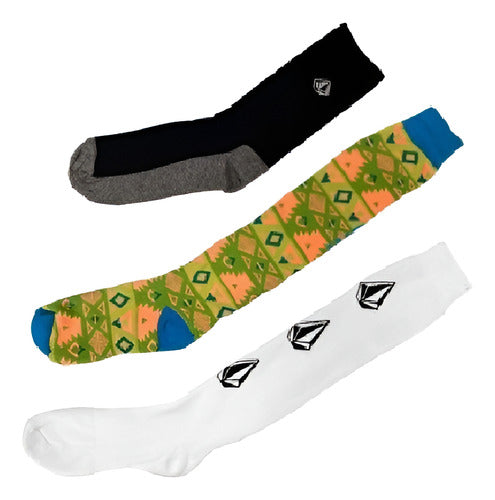 Volcom Thermal Socks Mountain x3 Pairs for Men - Ski/Snowboard 0