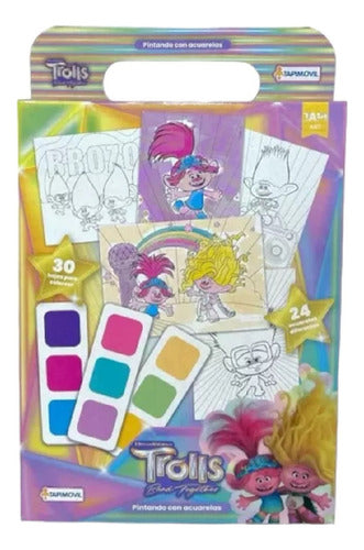 Tapimovil Creative Watercolor Art Set - Trolls Kids C 0