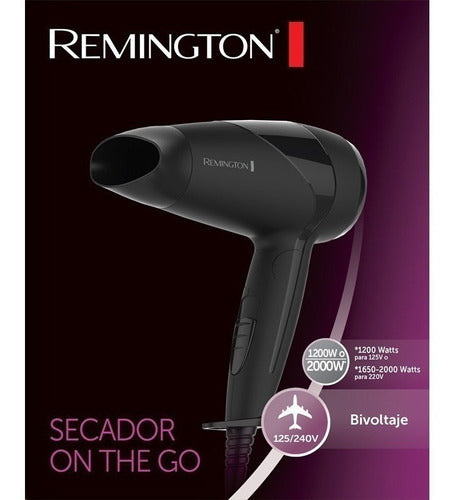 Combo Planchita Pelo Gama Bella+ Secador Remington+ Buclera 1