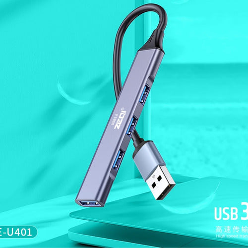 Zeqi Multiplicador De Puertos (USB Macho 4 Puertos USB 3.0) 3