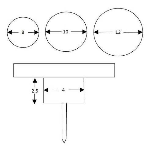 Minimal Percheros Para Pared Dot X 5, Percheros Nordicos Boton 6