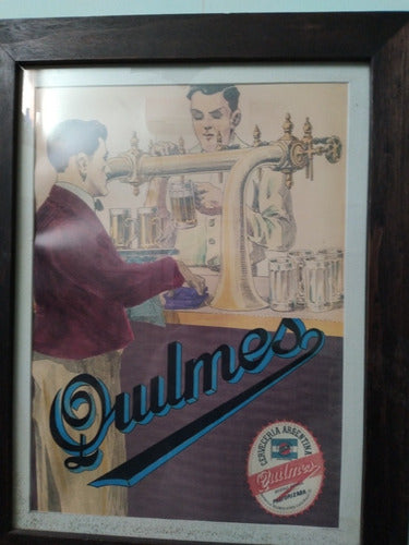 Litografia De Cervecería Quilmes Antigua 1