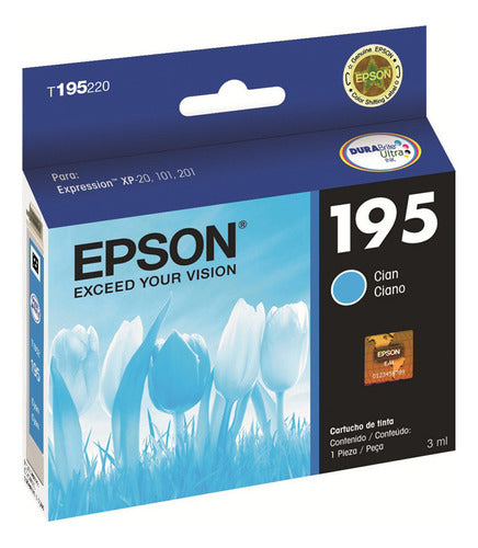 Cartucho Epson Original T195220 Celeste 0