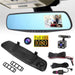 JTECH Camara Espejo Retrovisor Auto DVR 1