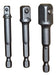 Zantic Set of 3 Screwdriver Adapters 1/4-3/8-1/2 0