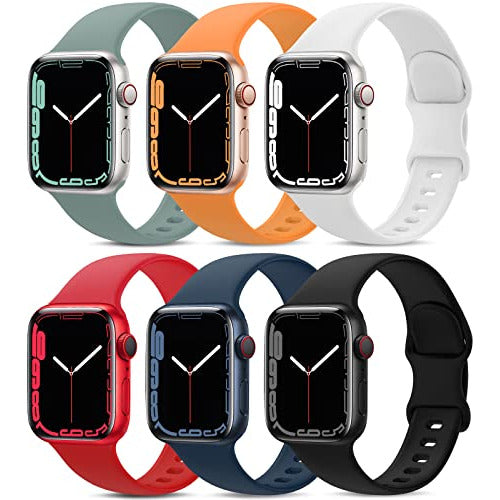 Amsky Pack of 6 Sports Bands Compatible with Watch Band 0