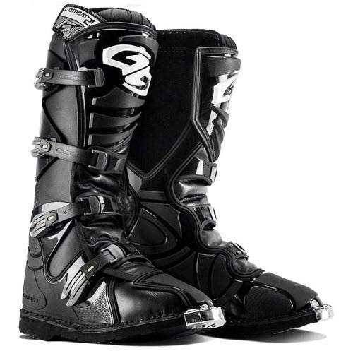 Pro Tork Cross Combat 4 White and Black Motorcycle Boots 0