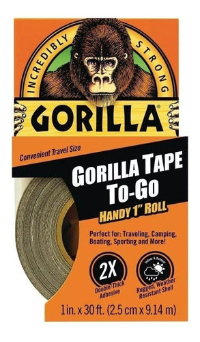 Cinta Tubelizar Gorilla Tape To Go 25 Mm X 9m Bicicleta Moto 0