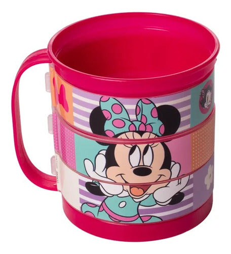 Plasútil Taza Plástica Puzzle 360ml Minnie Mouse Disney 1