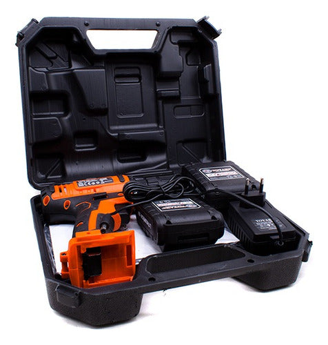 Toyaki 18V Cordless Drill with 2 Batteries 10mm 2 Speeds 1