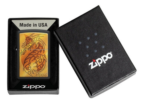 Zippo Lighter Model 48364 Medieval Mythology Warranty 1