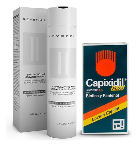 Reversil® Capixidil Plus Minoxidil + Reversil® Shampoo Estimulador 0