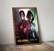 The Flash Vs Arrow Poster En Cuadro Listo Para Colgar 0