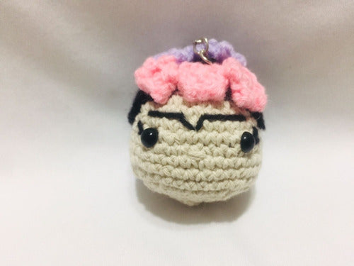 Tejidos Criss Llavero Frida Kahlo Amigurumi 3