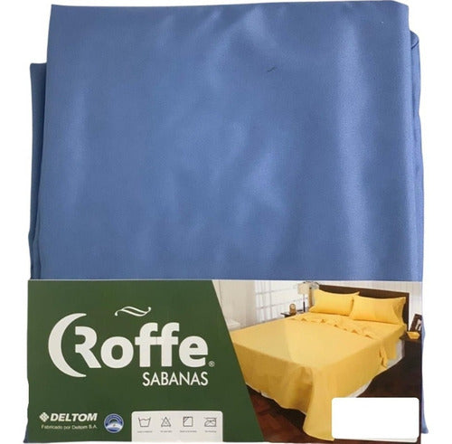 Pack of 3 Adjustable Queen Size Sheets 220 X 240 Cm - Roffe 67