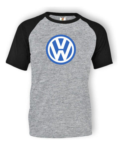 EXXE GRAFICA Remera Gris Ranglan Sublimada Personalizada Volkswagen 0