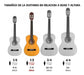 Fonseca 15 Children's Travel Classical Guitar + Case 2