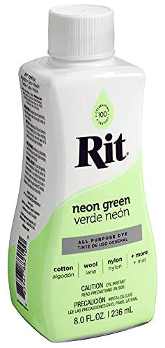 Rit All-Purpose Liquid Dye 236ml Neon Green 1