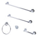 Laguna Brass 5-Piece Bathroom Hardware Accessory Set, Chrome Finish 0