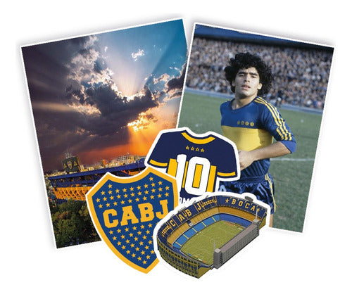 Pack 10 Stickers De Boca Juniors 0