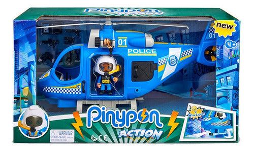 Pinypon Action Police Helicopter with Lights 14782 0