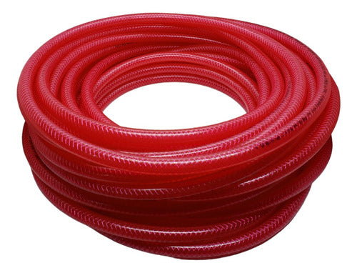 Red PVC Pressure Hose 6mm 1/4 Pneumatic Air 30 Meters 0