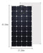 Panel Solar Semi-flexible De 50w 12v Elfeland Sin Rejilla 4