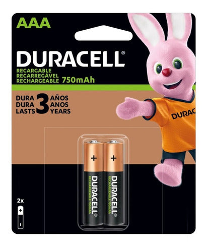 Duracell Rechargeable AAA Battery Pack - 12 Units 0