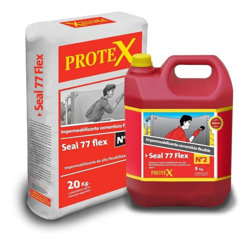 Protex Seal 77 Flex 25 - Flexible Cementitious Waterproofing 0